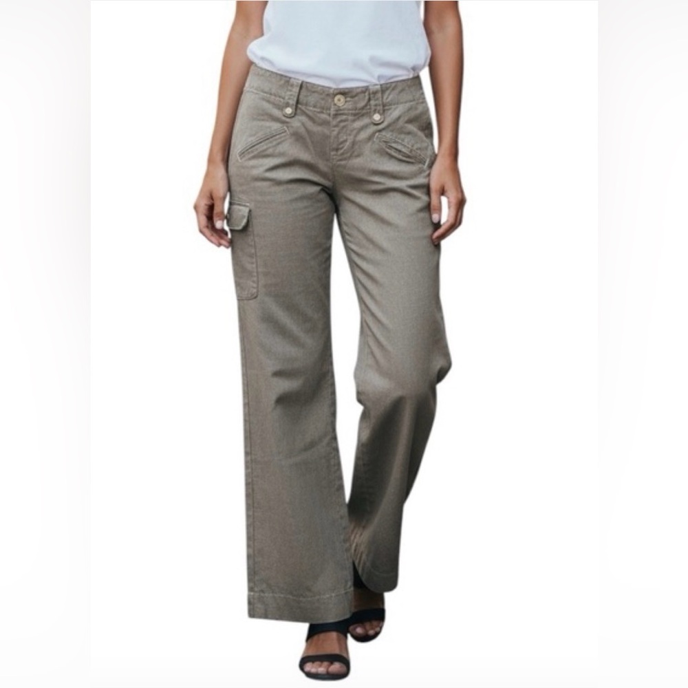 NWOT James Perse Los Angeles Wide Leg Cargo Pants Size 26